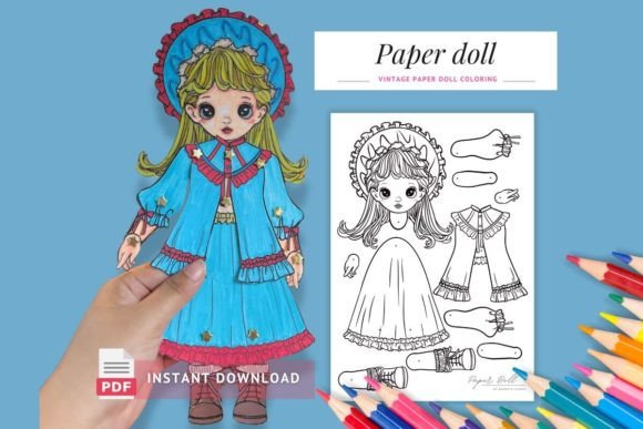 Download Children Paper Doll Coloring Pages - Doll Collection