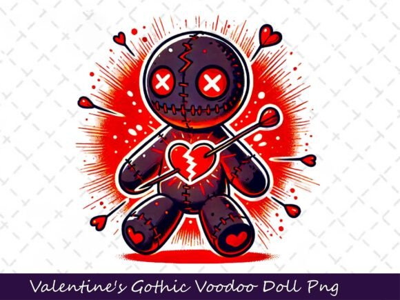 Download Valentine's Gothic Dark Voodoo Doll - Doll Collection