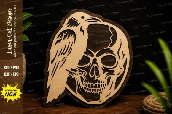 Download Raven Skull Mask Gothic Halloween Laser - Gothic halloween Collection