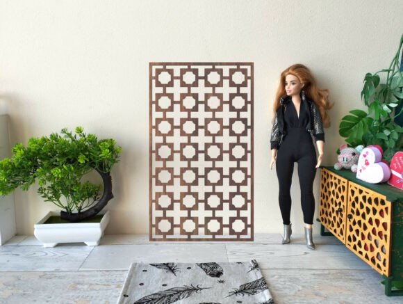 Download Dressing Screen Dollhouse Miniature Furn - Doll Collection