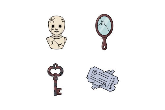 Download Vintage Broken Doll Head Old Key Cracked - Doll Collection