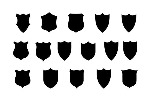 Download Set of Shield Silhouettes Pack - Premium Resources