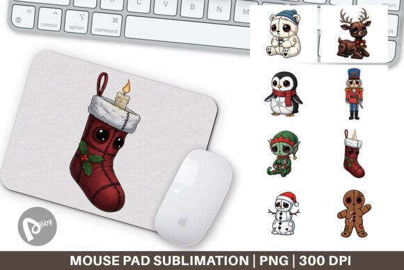 Download Christmas Voodoo Doll Mouse Pad - Doll Collection