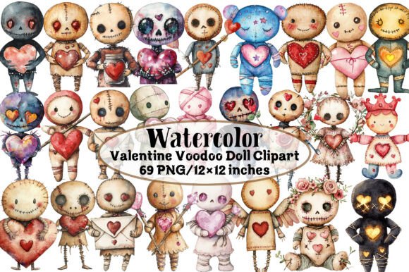 Download Valentine Voodoo Doll Clipart - Doll Collection