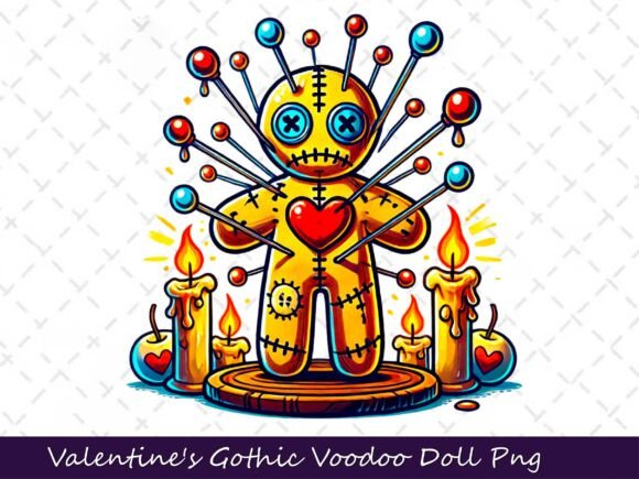 Download Valentine's Gothic Dark Voodoo Doll - Doll Collection