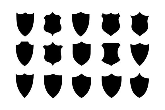 Download Set of Shield Silhouettes Pack - Premium Resources