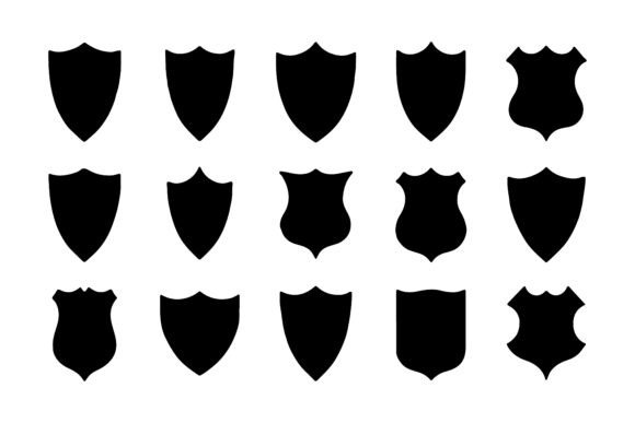 Download Set of Shield Silhouettes Pack - Premium Resources