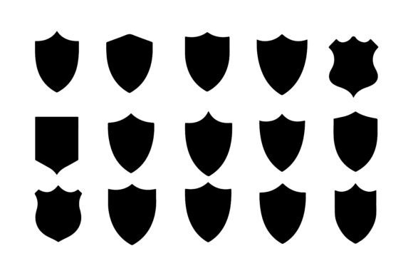 Download Set of Shield Silhouettes Pack - Premium Resources